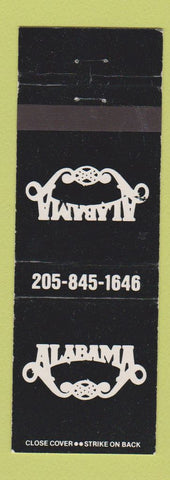 Matchbook Cover - Alabama Fan Club Fort Payne AL Country Music WEAR