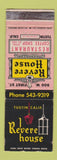 Matchbook Cover - Revere House Tustin CA WEAR