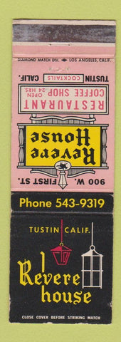 Matchbook Cover - Revere House Tustin CA WEAR
