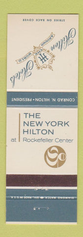 Matchbook Cover - New York Hilton Rockefeller Center New York City