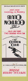 Matchbook Cover - Cotton Club Movie T Shirt Offer DD Bean