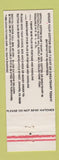 Matchbook Cover - Cotton Club Movie T Shirt Offer DD Bean