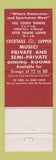 Matchbook Cover - Ted Lewis' Restaurant Washington DC WEAR