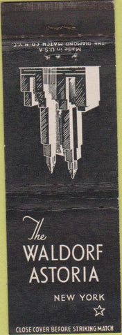 Matchbook Cover - Waldorf Astoria Hotel New York City
