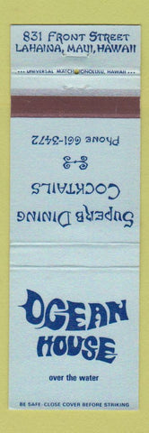 Matchbook Cover - Ocean House Lahaina Maui Hawaii
