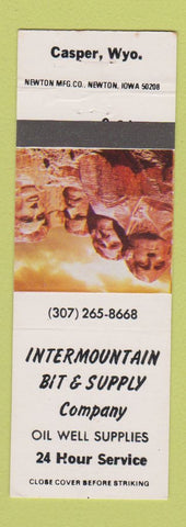 Matchbook Cover - Intermountain Bit and Supply Oil Well Casper WY