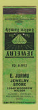 Matchbook Cover - E Jurmu Jewelry WEAR