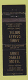 Matchbook Cover - Annie Oakley Motel Oakley KS WEAR
