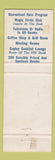 Matchbook Cover - Copley Square Hotel Boston MA