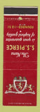 Matchbook Cover - SS Pierce Boston MA DD Bean