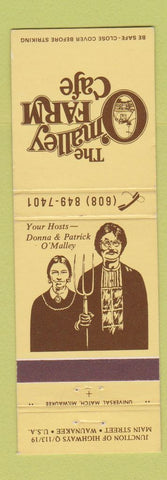 Matchbook Cover - O'Malley Farm Cafe Waunakee WI