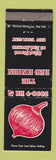 Matchbook Cover - Red Onion New York City
