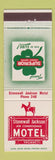 Matchbook Cover - Stonewall Jackson Motel