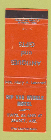 Matchbook Cover - Rip Van Winkle Motel Searcy AR