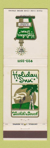 Matchbook Cover - Holiday Inn Waikiki Beach Hawaii