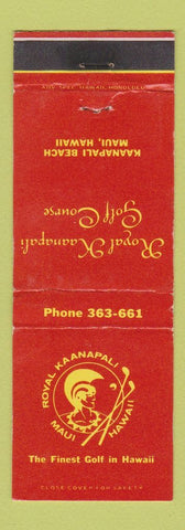 Matchbook Cover - Royal Kaanapali Golf Course Maui Hawaii WEAR