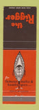 Matchbook Cover - The Rigger Hamburgers Waikiki Beach Hawaii Newport Beach CA