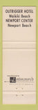 Matchbook Cover - The Rigger Hamburgers Waikiki Beach Hawaii Newport Beach CA