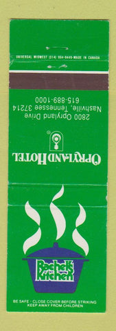 Matchbook Cover - Opryland Hotel Rachel's Kitchen Nashville TN