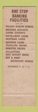 Matchbook Cover - Merchants National Bank Leominster MA Johnny Appleseed