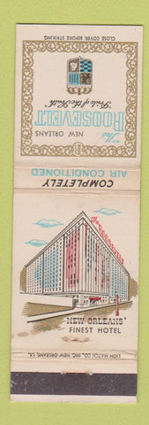 Matchbook Cover - Roosevelt Hotel New Orleans LA