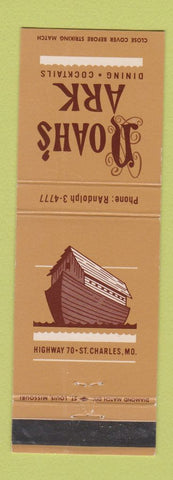 Matchbook Cover - Noah's Ark St Charles MO WEAR