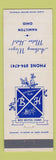 Matchbook Cover - Anthony Wayne Motor Hotel Hamilton OH