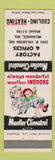 Matchbook Cover - Mueller Climatrol Controls Cooling Heating Milwaukee WI
