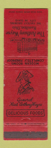 Matchbook Cover - Anthony Wayne Hotel Hamilton OH WEAR