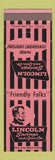 Matchbook Cover - Lincoln Savings and Loan Cleveland OH #1
