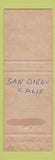 Matchbook Cover - US Grant Hotel San Diego CA WEAR
