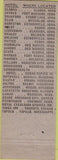 Matchbook Cover - Boss Hotels Chain IA