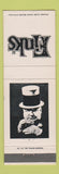 Matchbook Cover - Fink's San Francisco CA restaurant