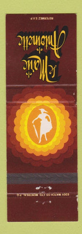 Matchbook Cover - Marie Antoinette Canada CHAIN
