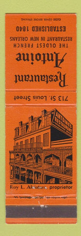 Matchbook Cover - Restaurant Antoine New Orleans LA