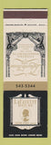 Matchbook Cover - LaFayette House Foxboro MA