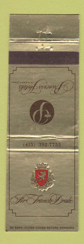 Matchbook Cover - Sir Francis Drake Hotel San Francisco CA