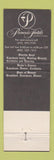 Matchbook Cover - Sir Francis Drake Hotel San Francisco CA