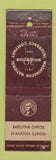 Matchbook Cover - Washington National Insurance Evanston IL 1941 feature WEAR
