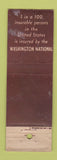 Matchbook Cover - Washington National Insurance Evanston IL 1941 feature WEAR