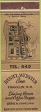 Matchbook Cover - Daniel Webster Inn Franklin NH