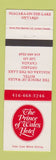 Matchbook Cover - Prince of Wales Hotel Niagara on the Lake ON