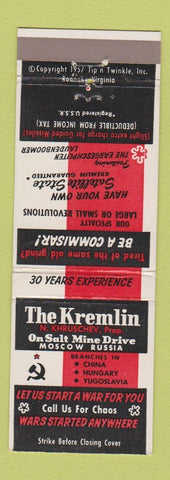 Matchbook Cover - Kremlin Moscow Russia Joke Gag