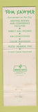 Matchbook Cover - Tom Sawyer Motor Inn Albany Elmira NY