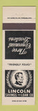 Matchbook Cover - Lincoln Savings and Loan Cleveland OH