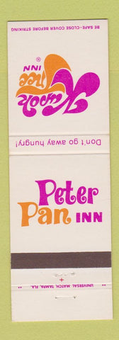 Matchbook Cover - Kapok Tree Inn Peter Pan Inn Clearwater Fort Lauderdale FL