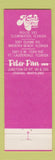 Matchbook Cover - Kapok Tree Inn Peter Pan Inn Clearwater Fort Lauderdale FL