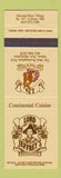 Matchbook Cover - Lord Jeffrey's Salem NH Amherst