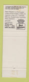 Matchbook Cover - Best Western Bard's Inn Motel Ashland OR