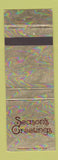 Matchbook Cover - Lewis Clark Moose Lodge Clarkston WA Christmas